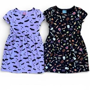 Cat & Jack Kids Dresses - Purple and Black